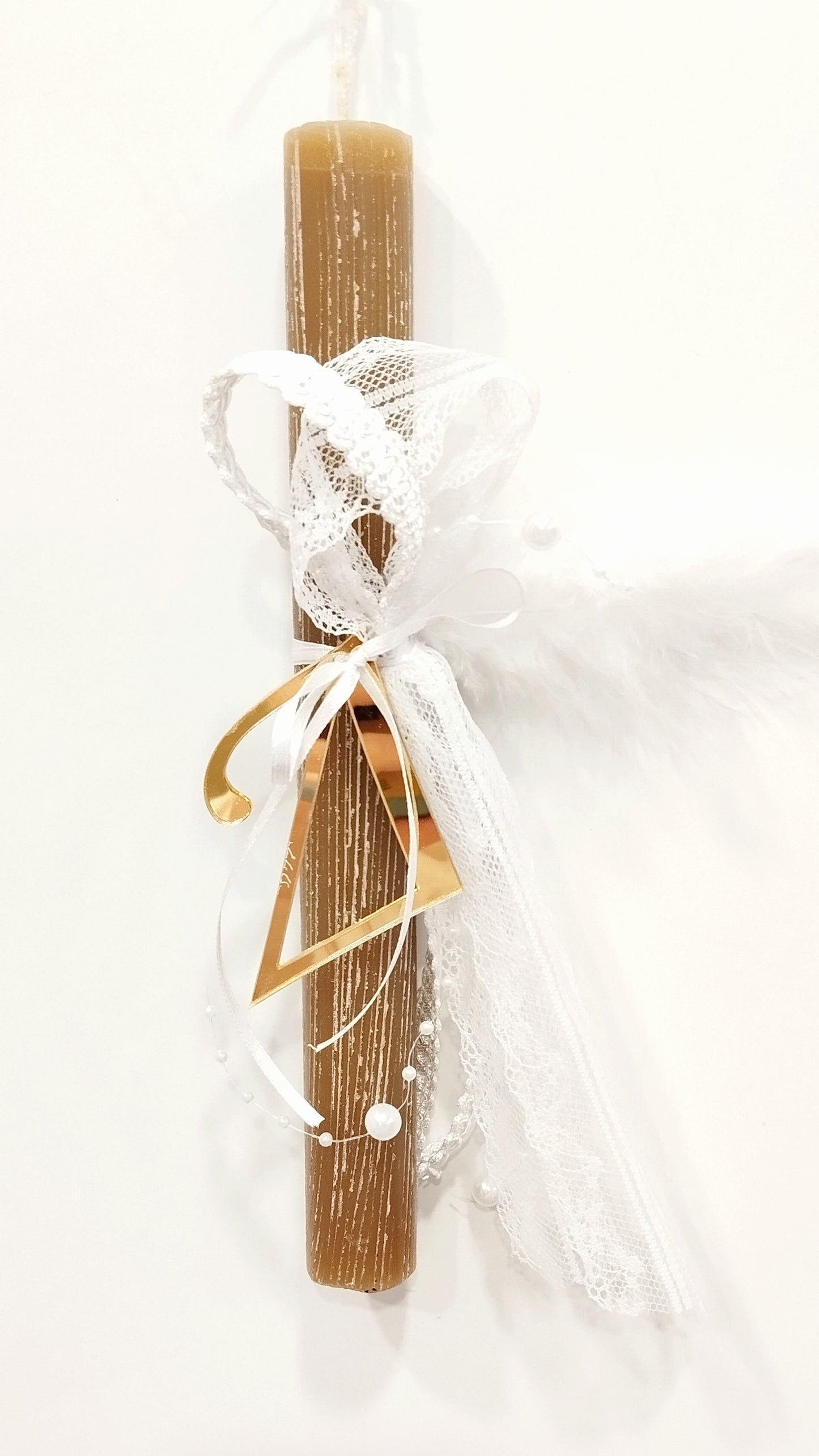 Πασχαλινή Αρωματική Λαμπάδα με Μονόγραμμα