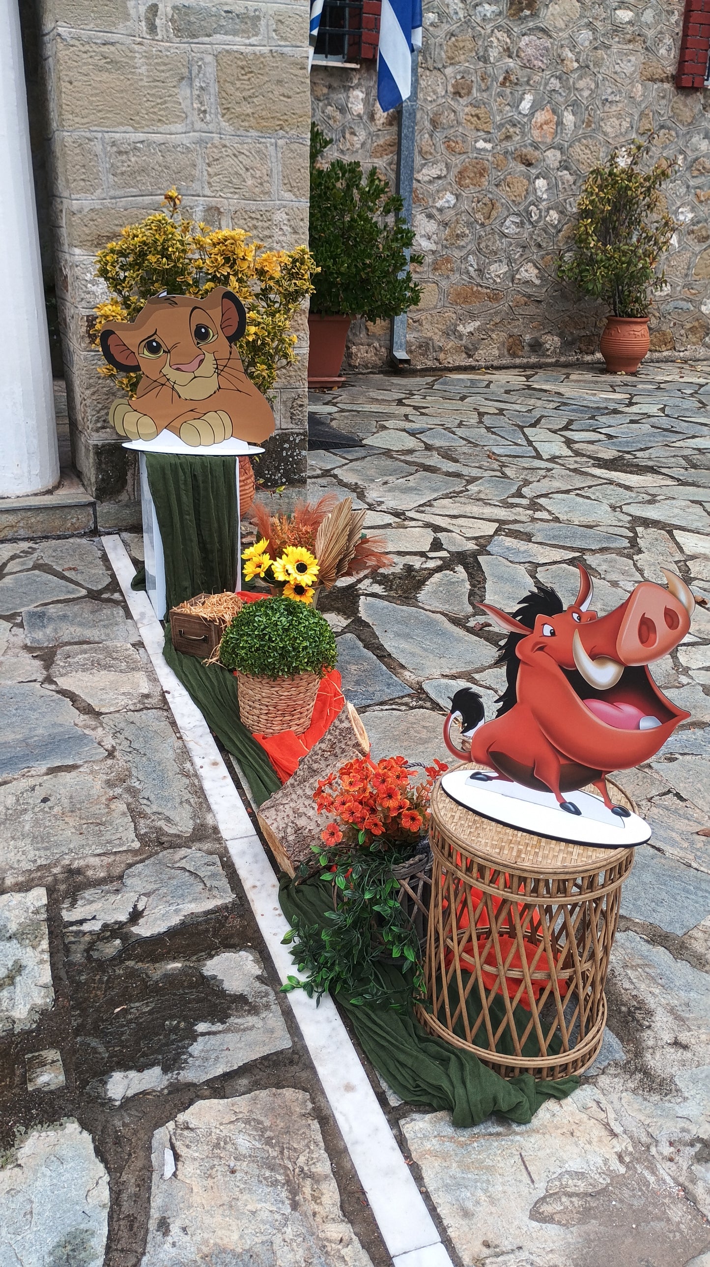 Βάπτιση με θέμα Τίμον και Πούμπα