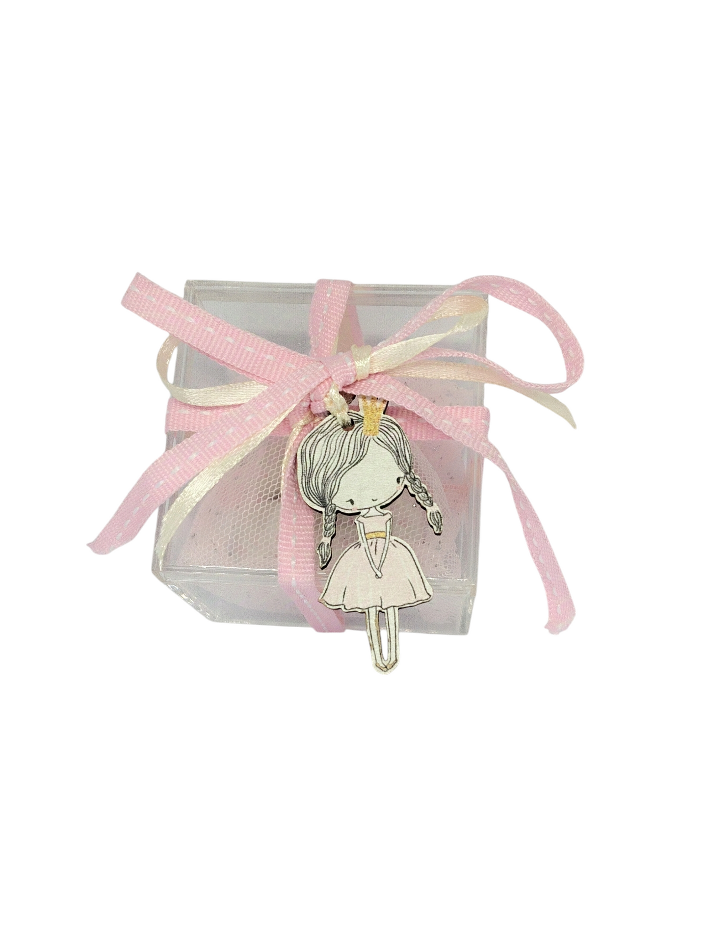 Μπομπονιέρα Μπαλαρίνα σε κουτάκι plexiglass