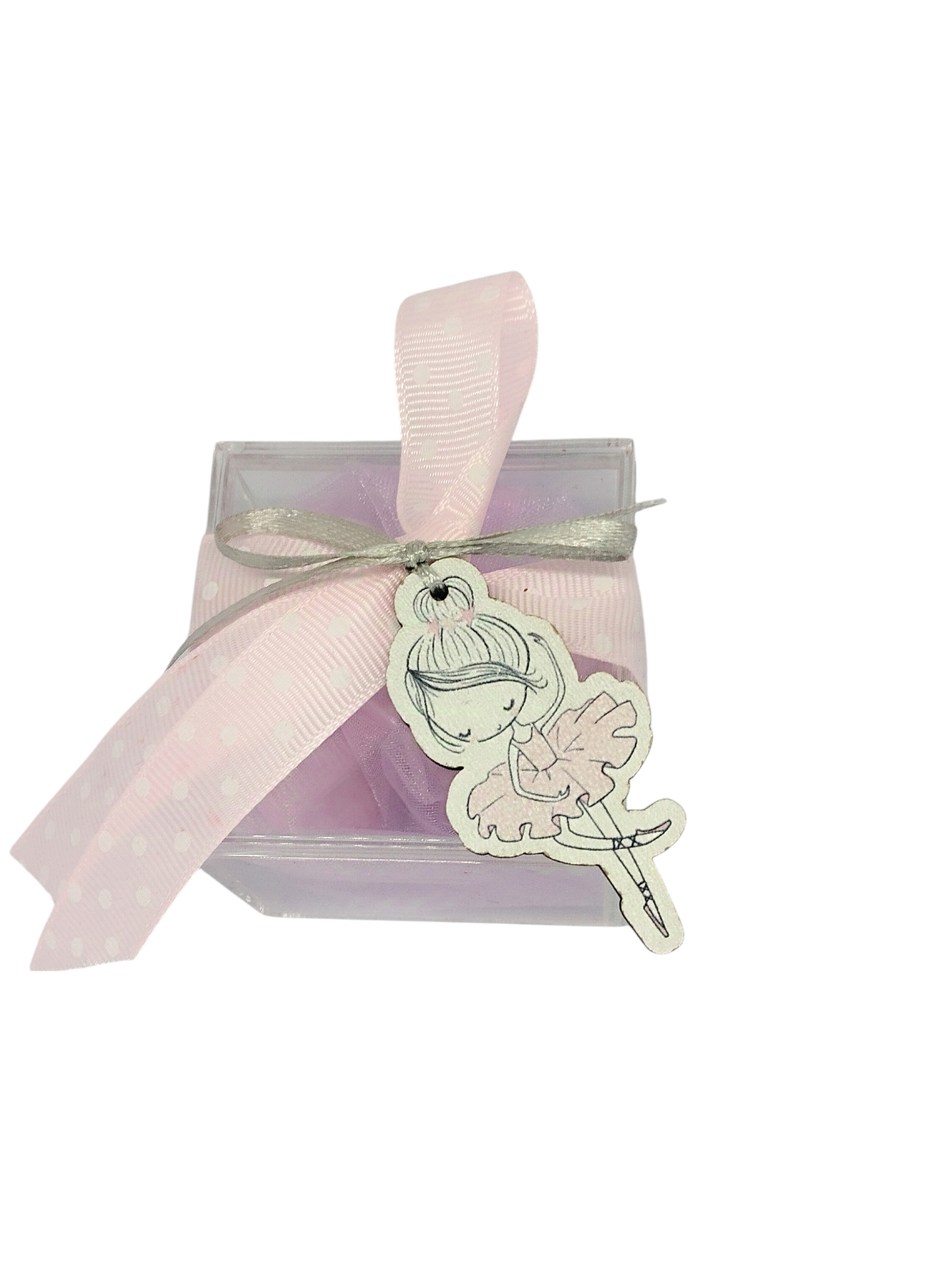 Μπομπονιέρα Μπαλαρίνα σε κουτάκι plexiglass