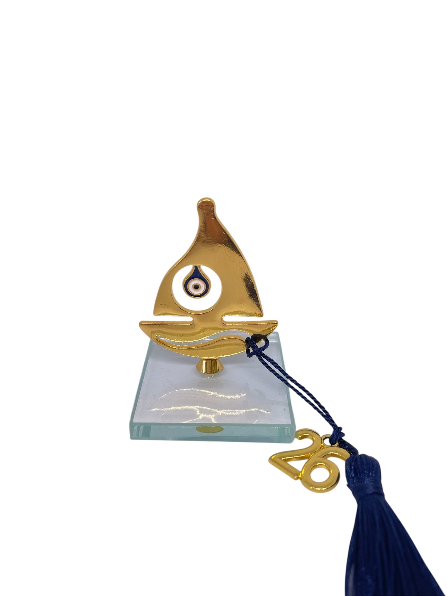 Χριστουγεννιάτικο επιτραπέζιο γούρι καραβάκι 2026