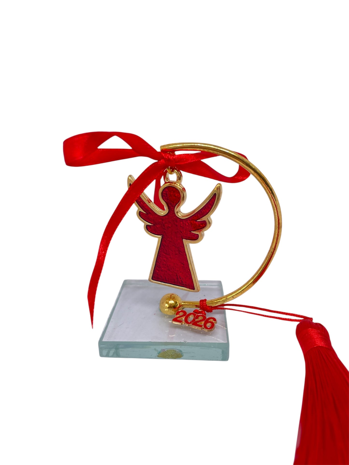 Χριστουγεννιάτικο επιτραπέζιο γούρι αγγελάκι 2026