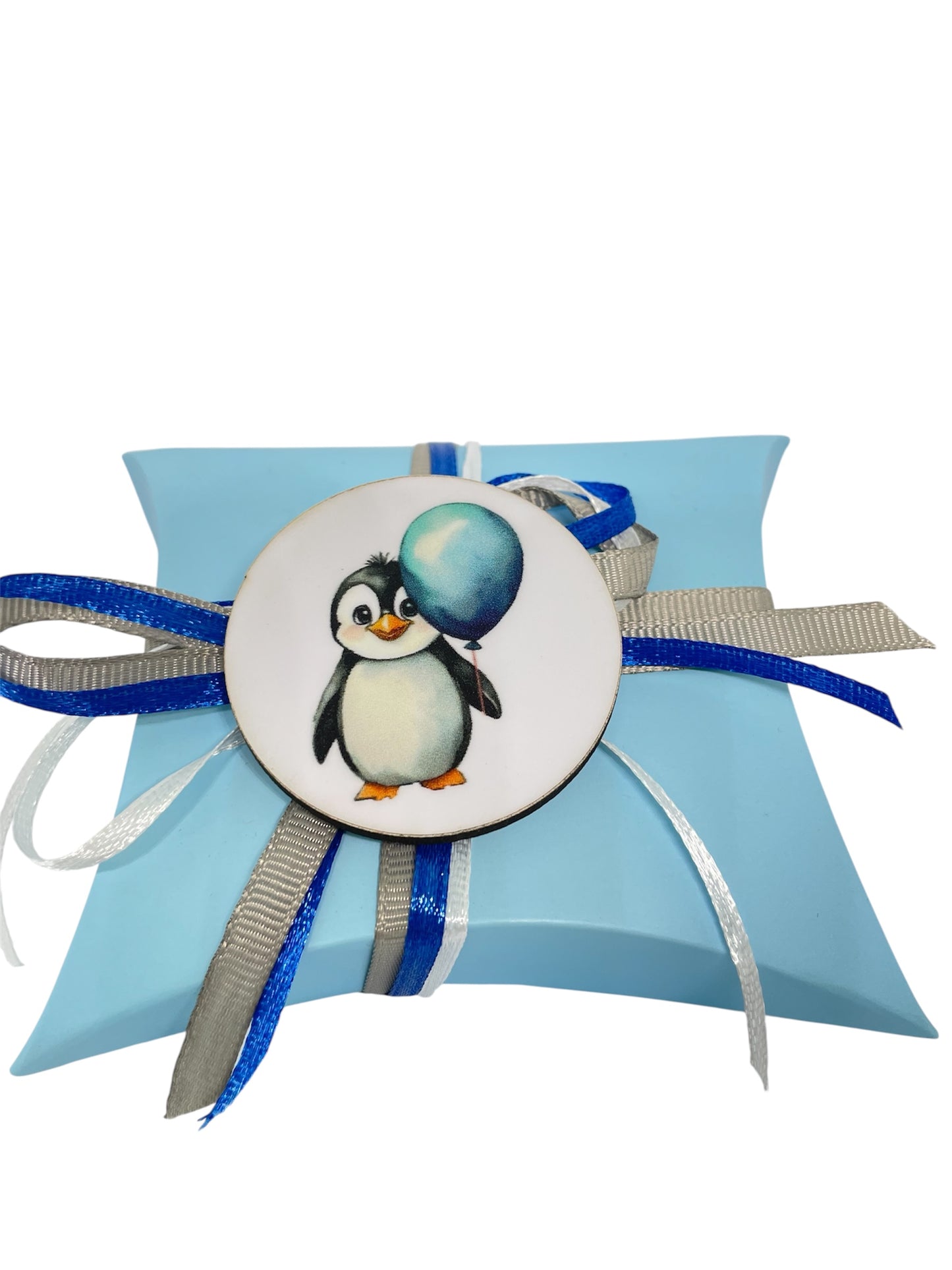 Μπομπονιέρα Πιγκουίνος σε κουτάκι