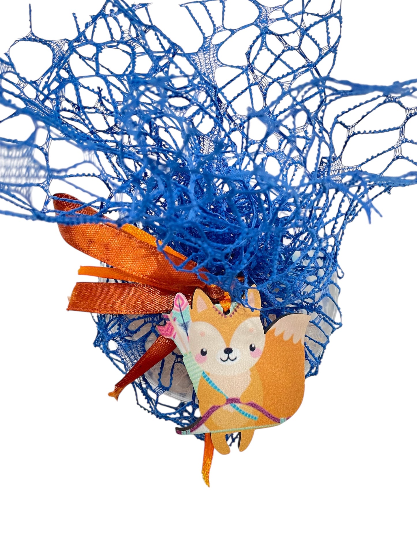 Μπομπονιέρα σκιουράκι σε κουτάκι plexiglass