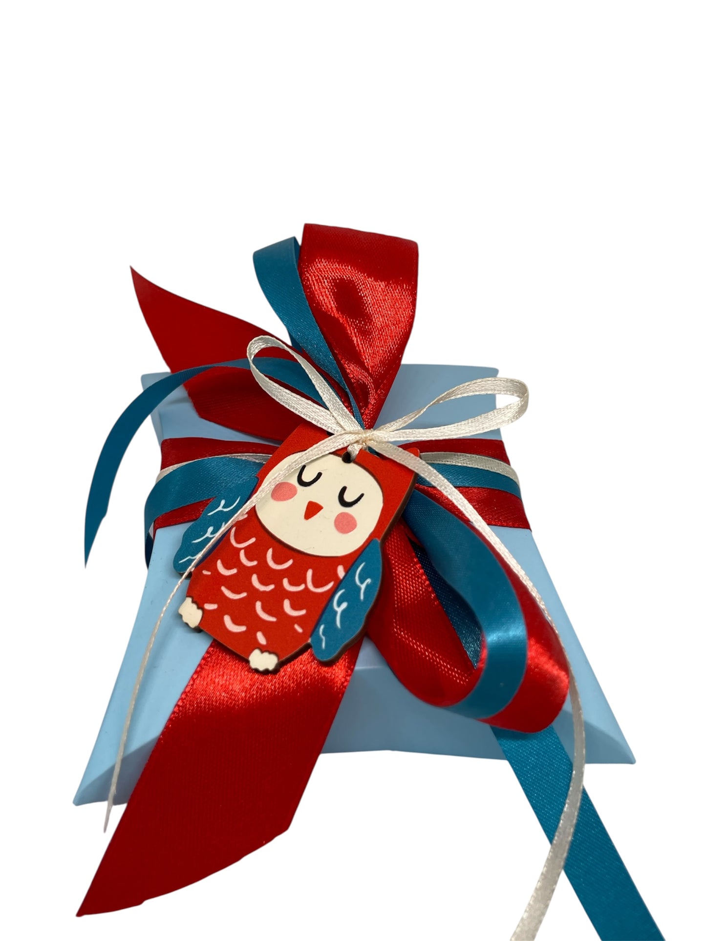 Μπομπονιέρα Κουκουβάγια σε κουτάκι