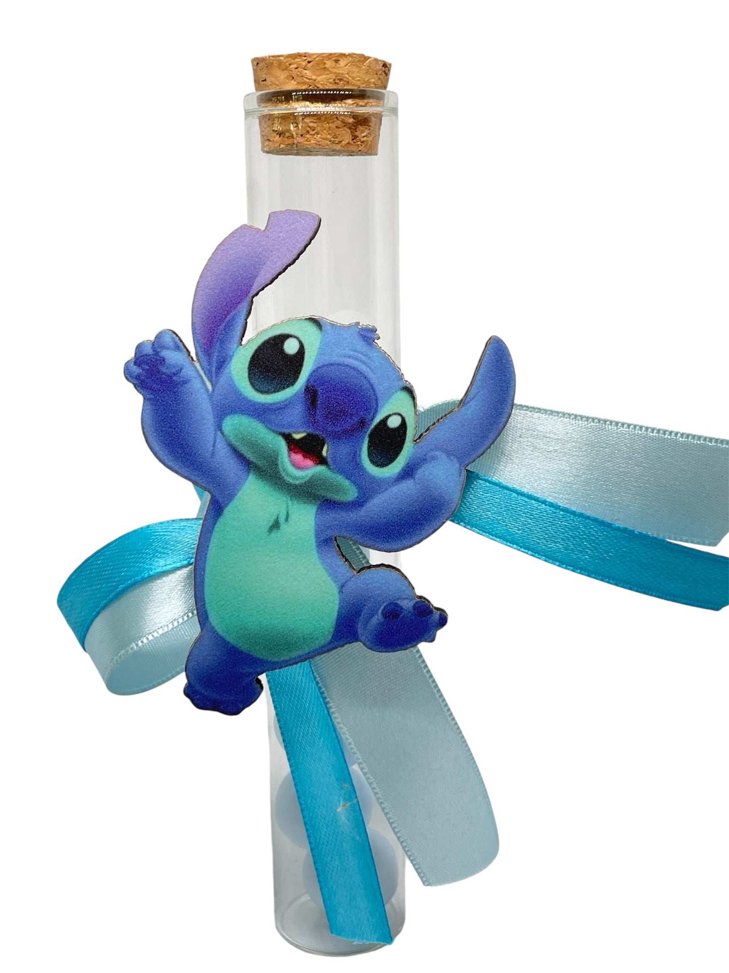 Μπομπονιέρα stitch σε σωλήνα