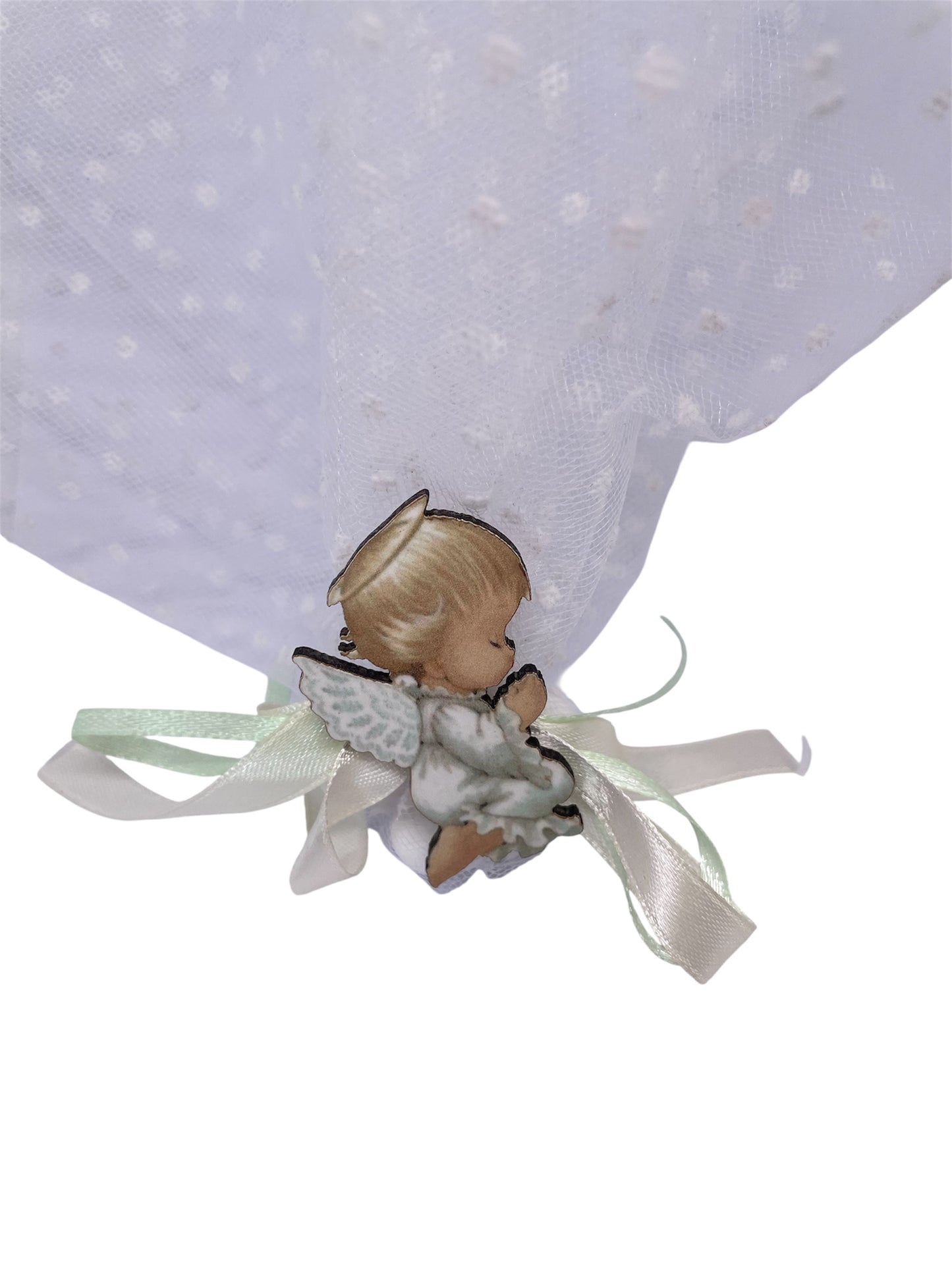 Μπομπονιέρα τούλινη αγγελάκι