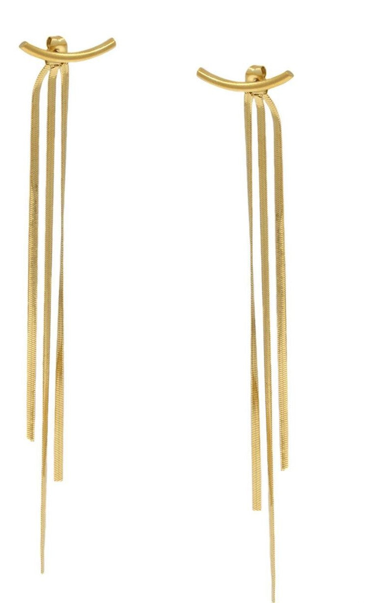 Lines Snake Earrings