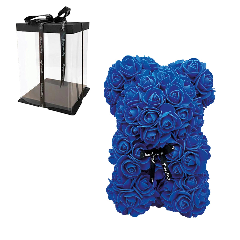 Blue Roses Bear