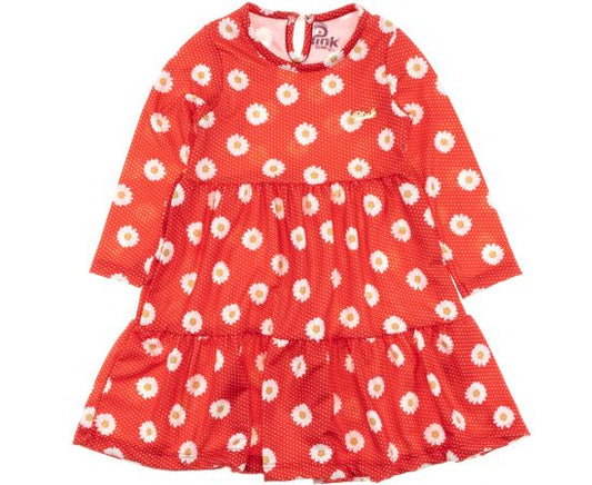 Red Daisies Dress