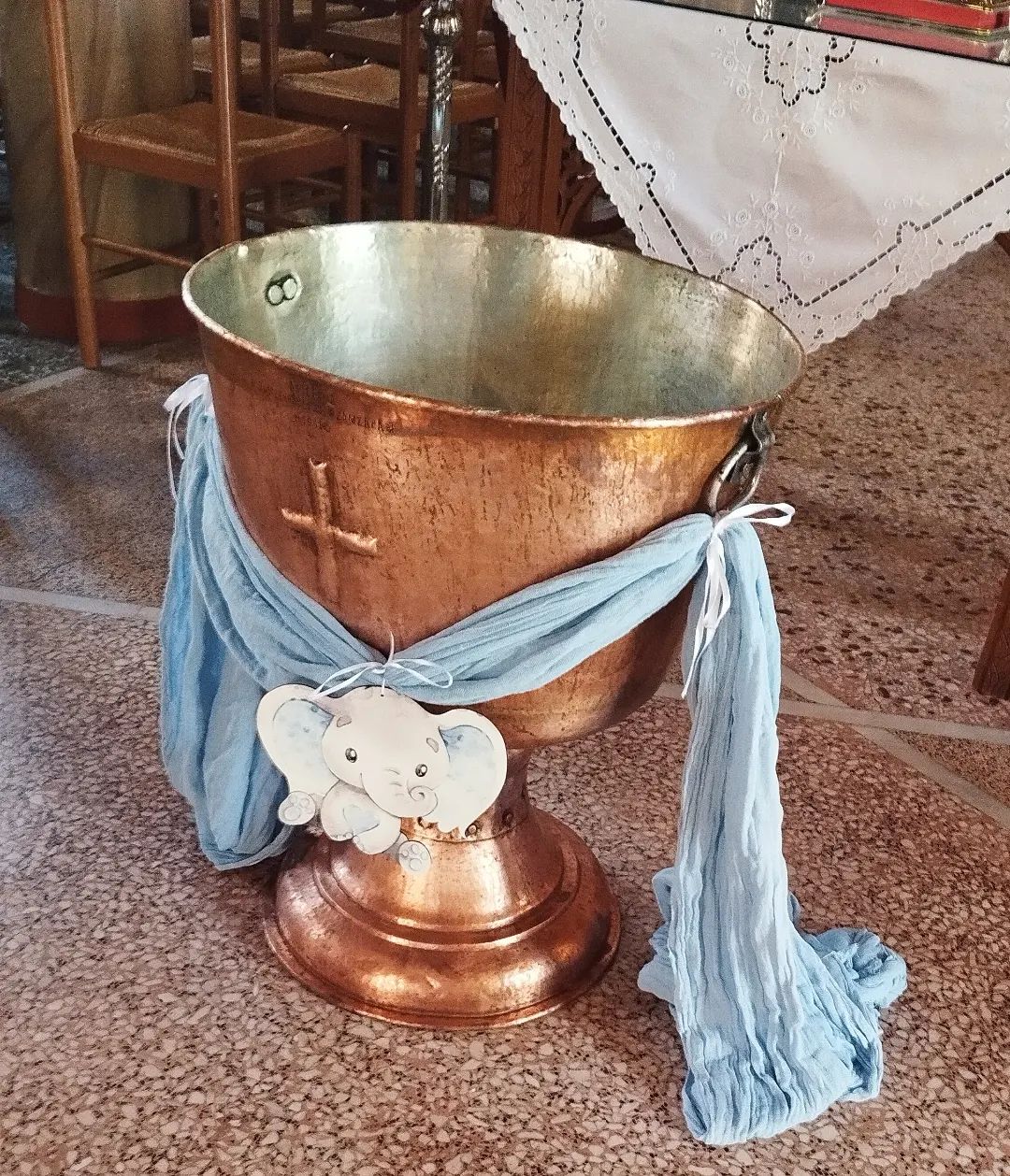 Baptism with Elefant