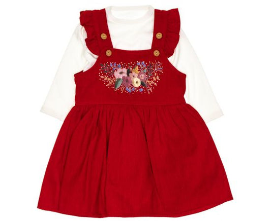 Red Flowers Dress