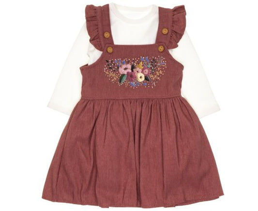 Nude Flowers Dress