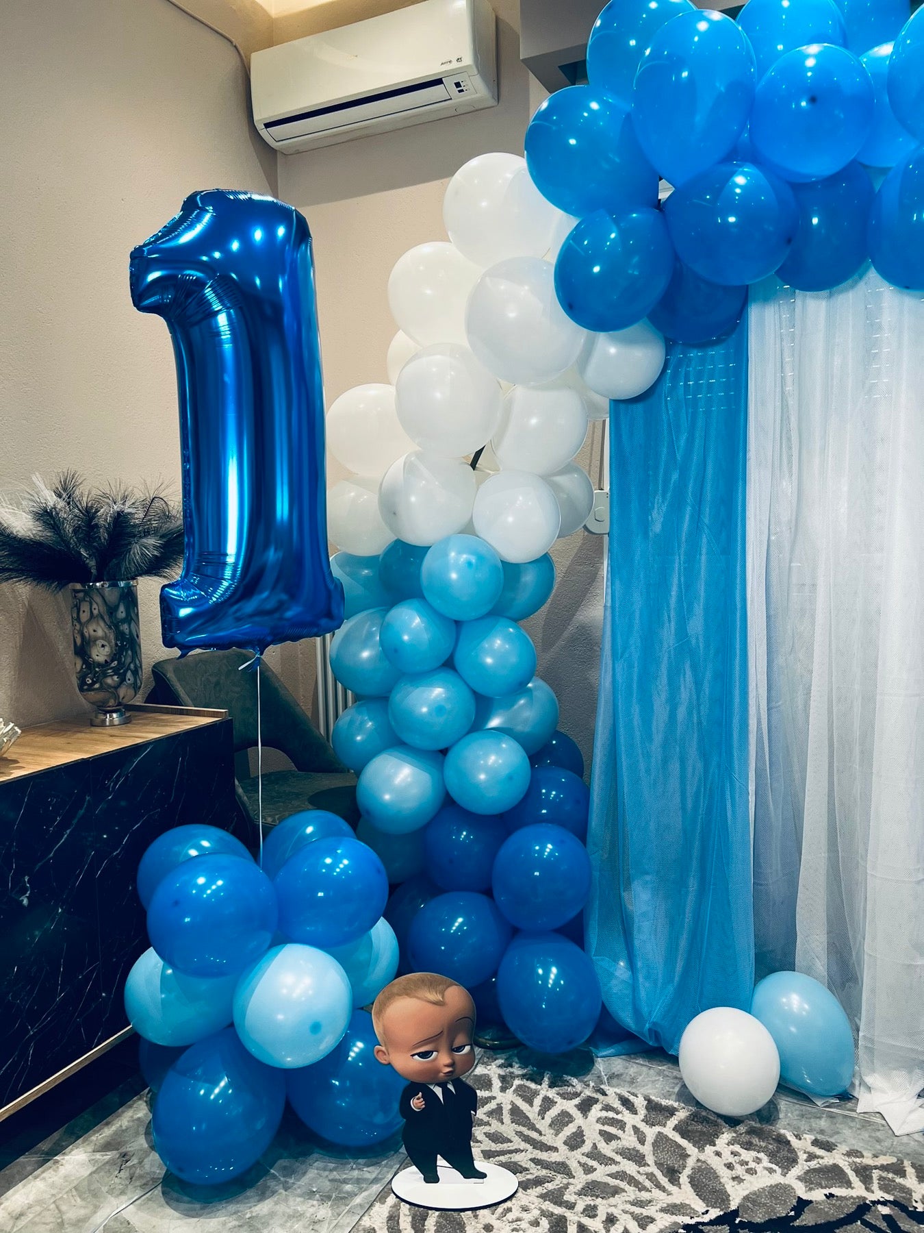 Στολισμός γενεθλίων με Θέμα Baby Boss