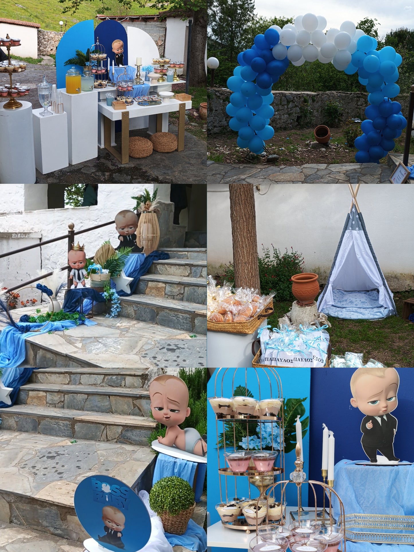 Βάπτιση με θέμα Baby Boss