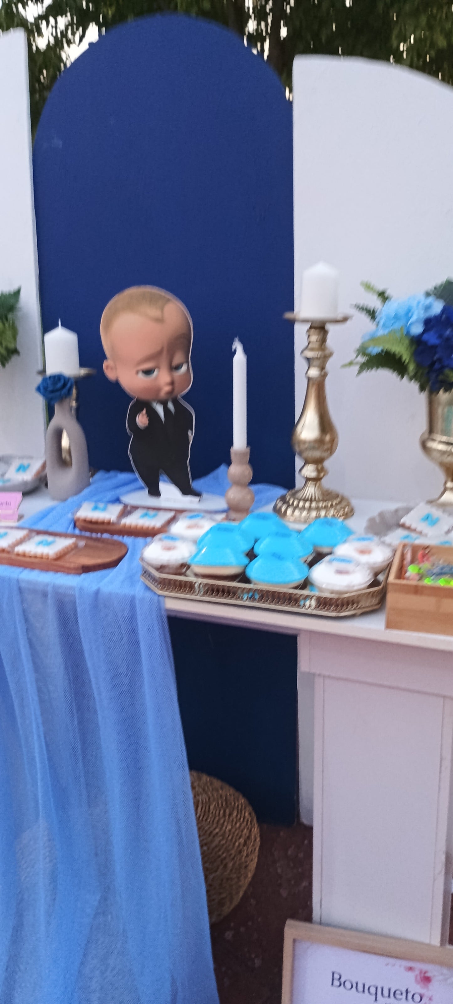 Βάπτιση με θέμα Baby Boss