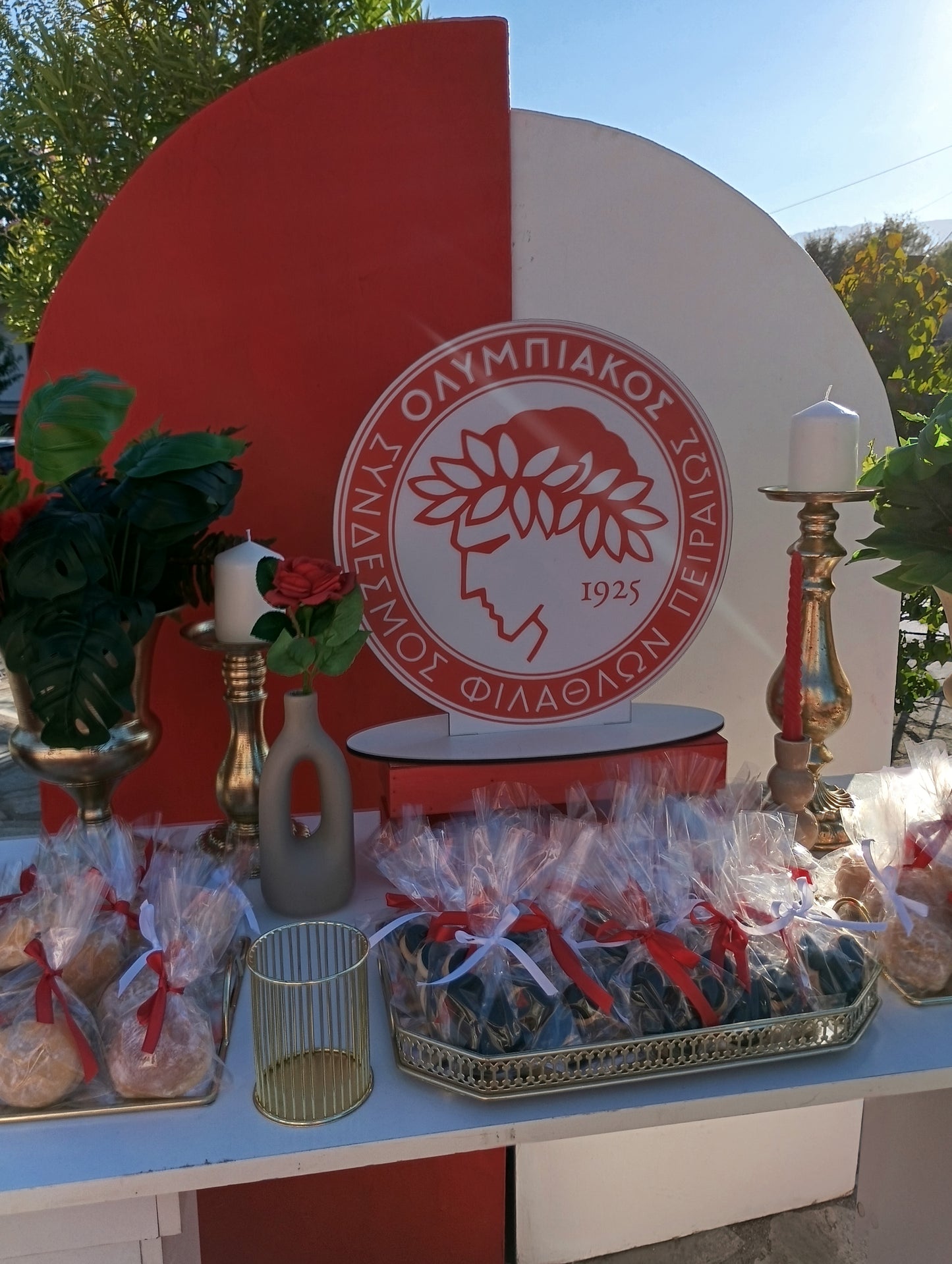 Βάπτιση με θέμα Ολυμπιακός