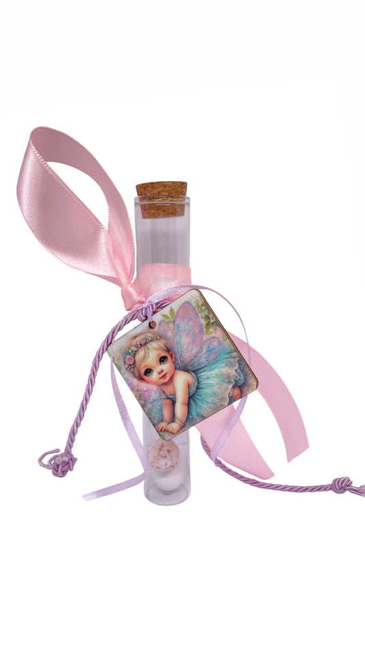 Μπομπονιέρα νεράιδα σε σωλήνα