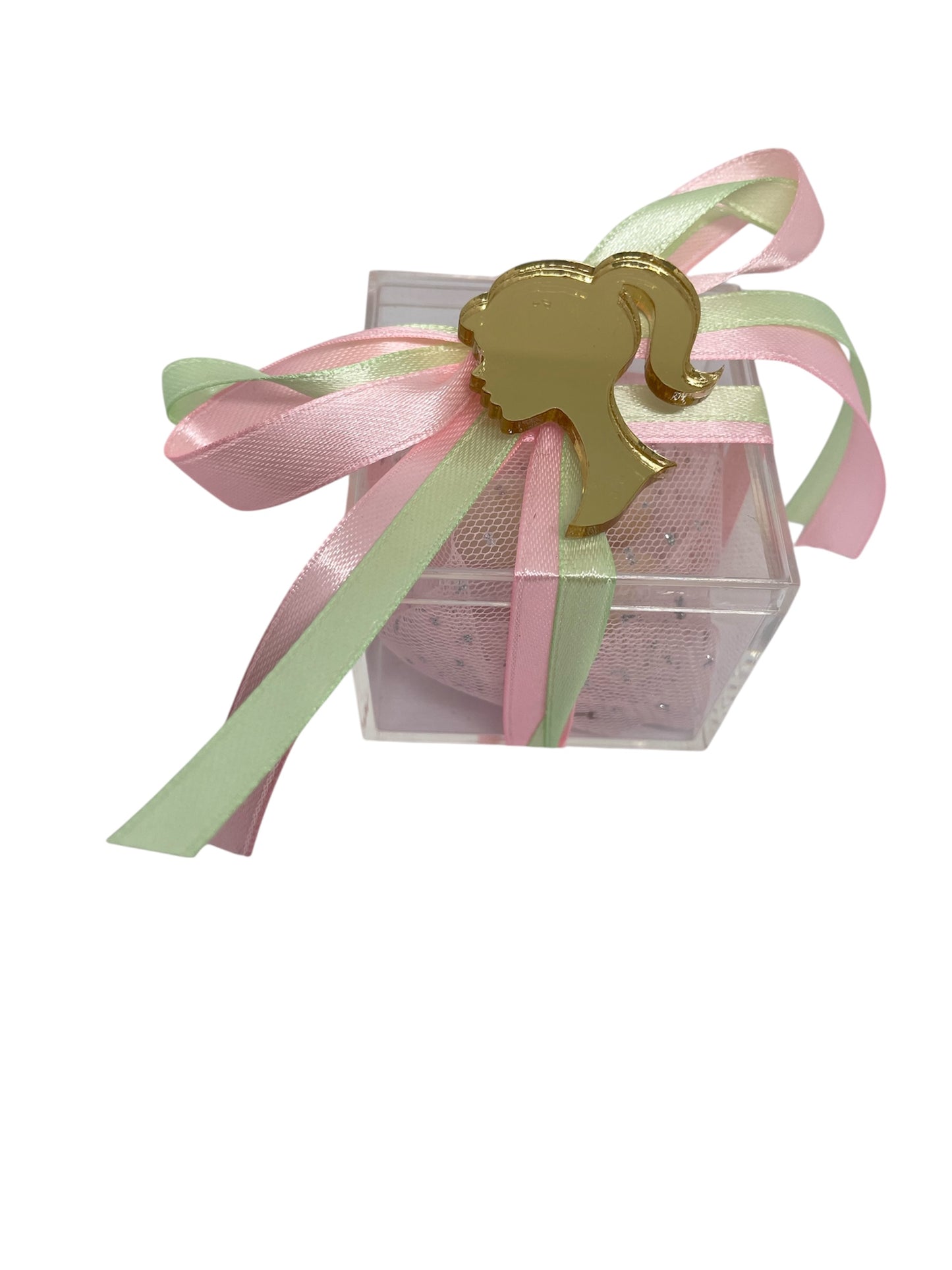 Μπομπονιέρα Barbie σε κουτάκι plexiglass