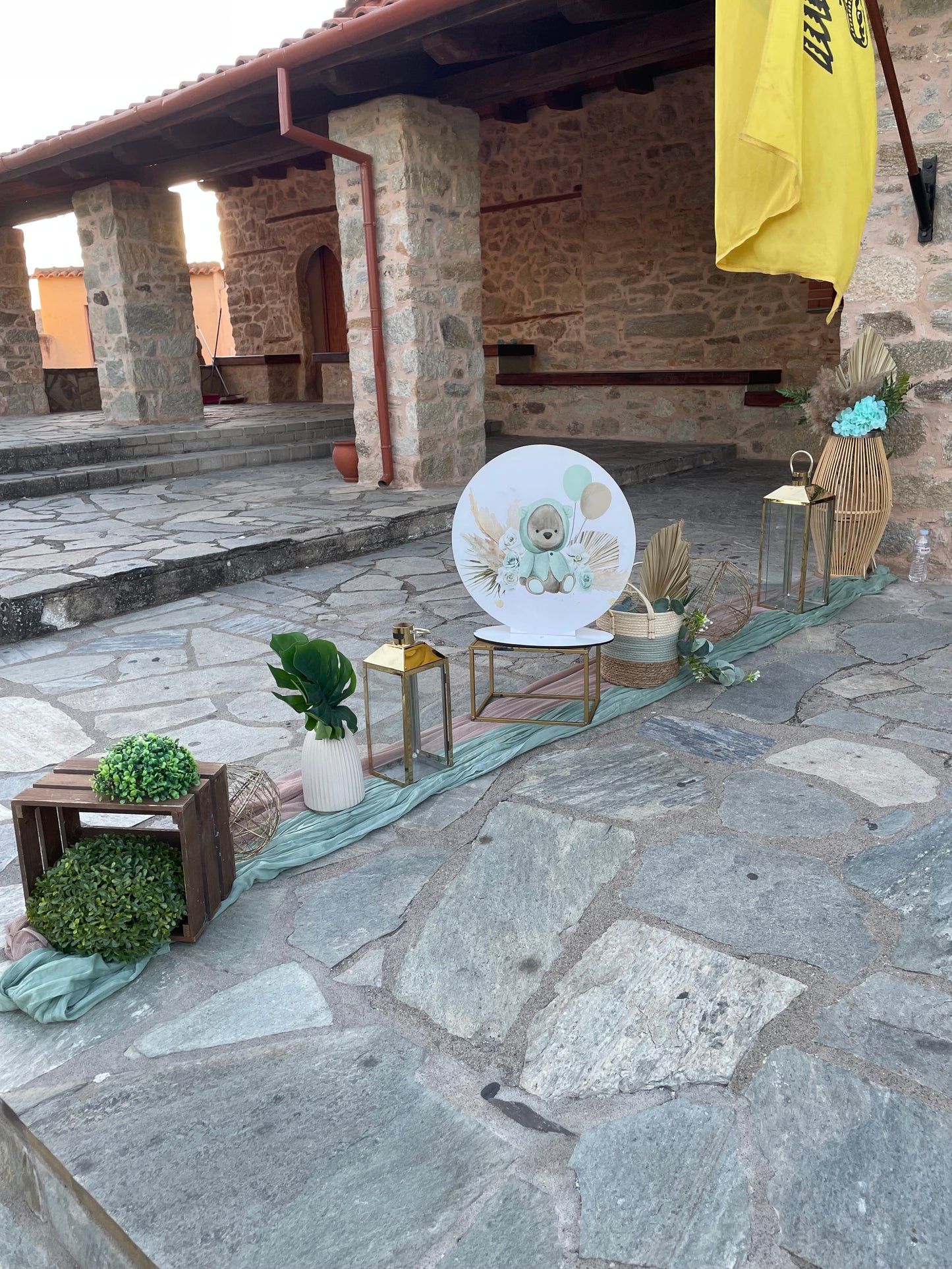 Βάπτιση με θέμα Αρκουδάκι Boho