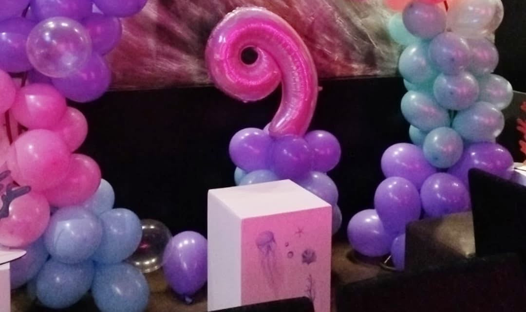 Στολισμός Γενεθλίων με θέμα Άριελ