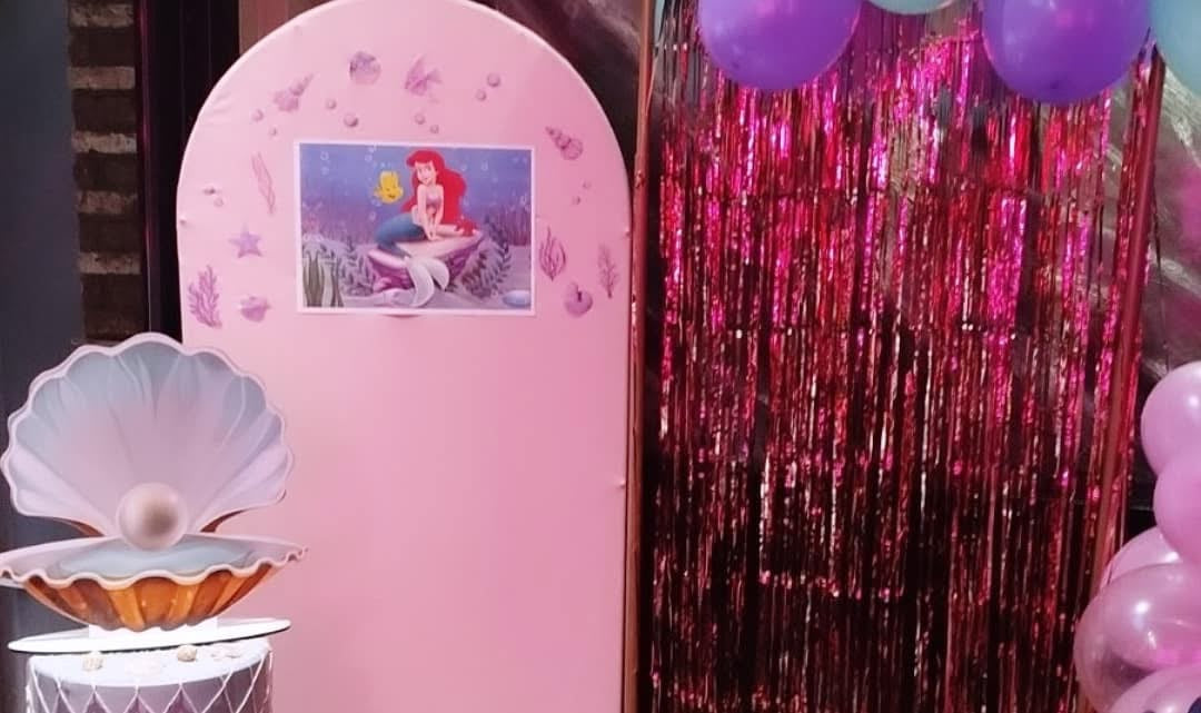 Στολισμός Γενεθλίων με θέμα Άριελ