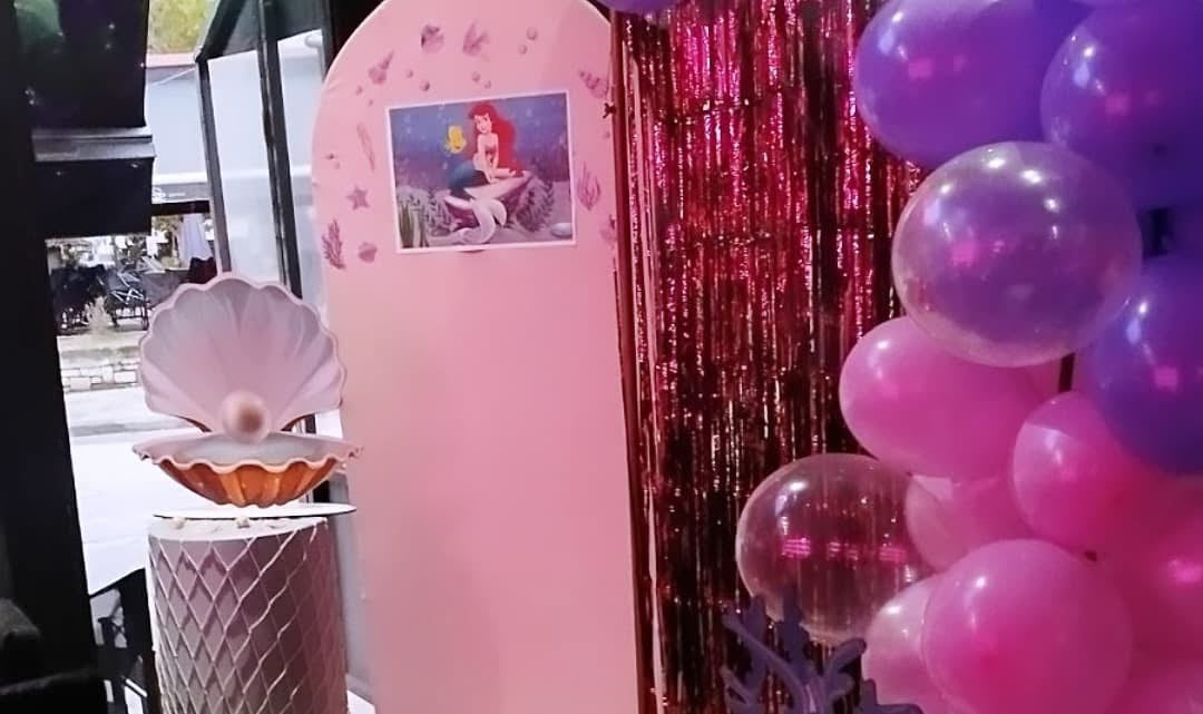 Στολισμός Γενεθλίων με θέμα Άριελ