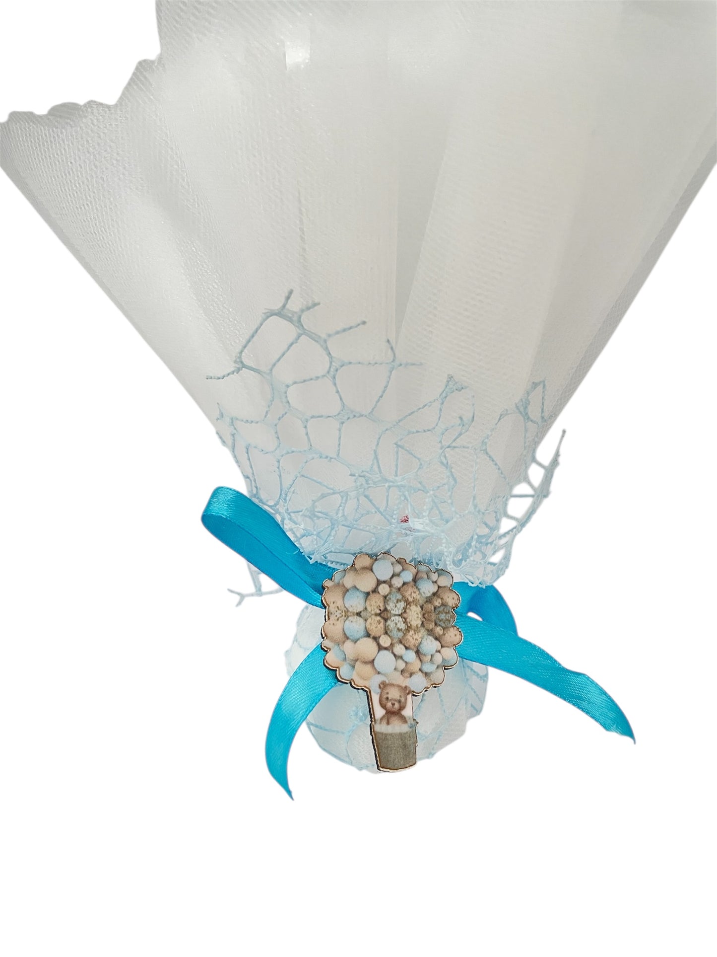 Μπομπονιέρα αερόστατο τούλινη