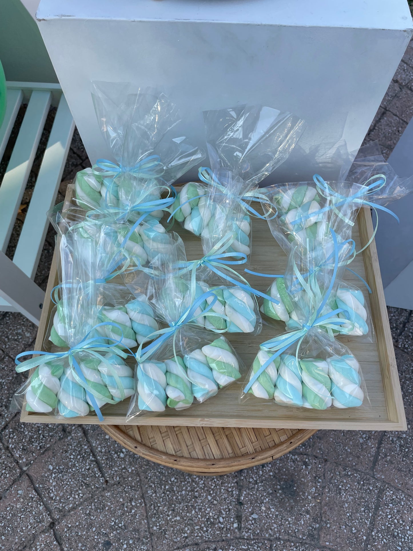 Βάπτιση με θέμα αερόστατο με αρκουδάκι