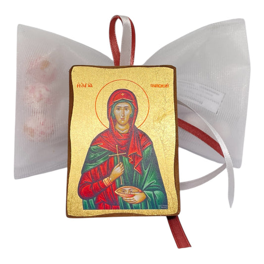 Μπομπονιέρα φιόγκος με εικόνα