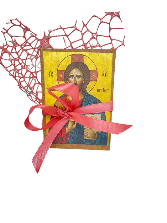 Μπομπονιέρα με εικόνα του Ιησού