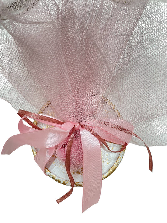 Μπομπονιέρα με κεραμικό σουβέρ