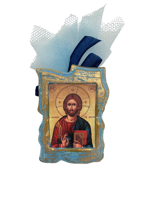 Μπομπονιέρα με εικόνα του Ιησού