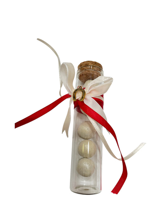 Μπομπονιέρα σωλήνας με πέταλο